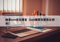 搜索seo优化排名（seo搜索引擎优化软件）